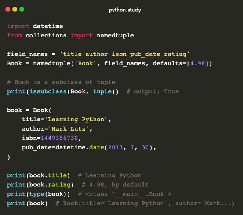 Featured image of post Dataclasses in Python