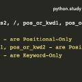 Keyword-Only and Positional-Only Parameters in Function